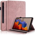 thumbnail image 1 of Samsung Tablet Case for Samsung Galaxy S8 Plus/S7 FE/S7 Plus 12.4 Inch PU Leather Case with Card Slots Pen Holders, 1 of 5