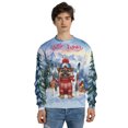 thumbnail image 4 of Hello Welcome Winter The Ski Brussels Griffon Snowy Day All Over Print 3D Sweatshirt Unisex Merch Griff Dog Lover - 13013, 4 of 6
