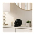 thumbnail image 3 of Modern Metal Skull Figurine for Home and Living Room Decor - Ornaments Statues Ideal for Bathroom, Office, and Room Decor - Contemporary Sculpture Shelf Display and Coffee Table Decor - 6", Black, 3 of 12
