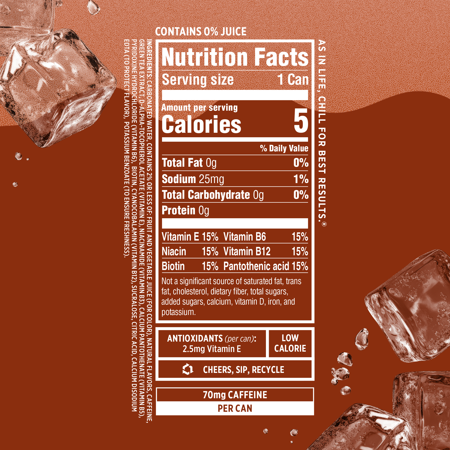 SPARKLING ICE CAFFEINE ROOT BEER 16OZ CAN *ZERO SUGAR, NATURALLY SOURCED COLORS & FLAVORS*