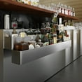 thumbnail image 5 of AmGood 42 in. Double Tier Stainless Steel Speed Rail Rack for Commercial Bars, NSF, 5 of 6