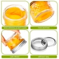 thumbnail image 2 of HLONK Mini Mason Jars 4 Oz - Pack Of 16  Small Glass Jars With Lids And Sealing Bands  Suitable For Honey  Jam  Jelly  Desserts  Wedding Favors  Shower Candles  Baby Food  Small Spice Jar, 2 of 5