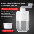 Small Manual Ice Crusher Home Ice Shaver HandCranked Ice Crusher Mini