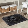 thumbnail image 7 of Pofeuu Ornate Dark Skull Book Print Flannel Doormats Rug16"x24"Rug Washable Doormats Indoor Outdoor Rugs for Layered Front Door Mats, Porch, Kitchen, Entryway, 7 of 7