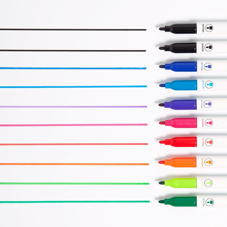 U Brands Dry Erase Markers, 10 Count Assorted Colors photo 6