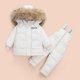 thumbnail image 1 of Xihbxyly Mono de Invierno para Bebé, Chaqueta de Plumón de Dos Piezas con Entrepierna Desmontable, Tejido Repelente Al Agua, Aislamiento Térmico para Esquí, Senderismo y Actividades Al Aire Libre, pa, 1 of 4