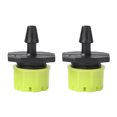 thumbnail image 1 of Peggybuy 100pcs Adjustable Water Dropper Irrigation Hose Drip Head (Grass Green), 1 of 9