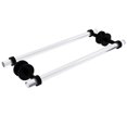 thumbnail image 2 of Allied Brass Clearview Collection 18 Inch Back to Back Shower Door Towel Bar - Matte Black, 2 of 2