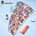thumbnail image 3 of Tokidoki Paquete De 2 Toallas De Microfibra Unicorno Para El Cabello De 23.6 X 10 Pulgadas, Toalla De Pelo De Dibujos Animados Para Mujeres, Toalla De Secado De Cabello Suave Súper Absorbente Para Cab, 3 of 5