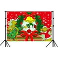 thumbnail image 1 of Grinch Christmas Decorations Birthday Background Fabric Party Banner Birthday Party Background Decoration Photo Photo Props, 1 of 2