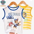 thumbnail image 2 of Camisola de algodón sin mangas para niños y niñas de la Patrulla Canina 100 % auténtica, chaleco informal de dibujos animados para niños, verano 2024, 2 of 5