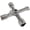 Square Hole, variant on 4 in 1 Wrench Key Faucet Key Water Utilities Key Alloy Plumber Key for Train Electrical Elevator Cabinet Valve (Square Hole)