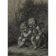 thumbnail image 3 of Pierre-Paul Prud'hon 14x18 Black Modern Framed Museum Art Print Titled - The Cat's Paw or the Sorrows that Love Causes Us (1800), 3 of 5