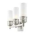 thumbnail image 2 of Livex Lighting  3-Light Brushed Nickel Bath Vanity, 4723-91 - 17.5" W x 10.75" H x 4" Ext., 2 of 5