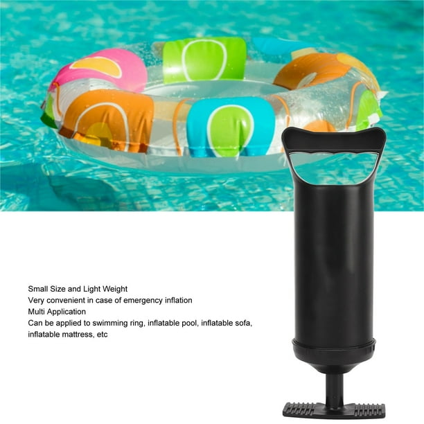 Pompe Manuelle Compacte 44×20×10 Cm – ABS Renforcé, Pression Max 14,5 Psi, 5 Buses, Tuyau 120 Cm – Pour Gonfler/dégonfler Bateaux, Kayaks, Piscines
