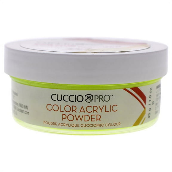 Cuccio PRO Colour Acrylic Powder - Neon Pineapple 1.6 oz