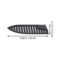 thumbnail image 2 of DEEPCRAFF Knife Black Plastic 10Pcs 21.35X1.97X0.24In, 2 of 8