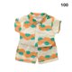 thumbnail image 2 of Minnieouse Ropa de verano Ropa para niños Traje de playa Diseño elegante Piel Mano de obra cercana Suavidad Camiseta multicolor Regalo dulce conjuntos de ropa Naranja cien, 2 of 6