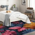 thumbnail image 4 of Tropical Leaf Rug Indoor - Washable Rugs Tropical Leaves Rug & Home Decor, 2x3 Area Rug, Monstera Palm Leaf Rugs for Entryway, Non Slip Small Indoor Door Mat, Hawaiian Carpet & Room Decorations, 4 of 7