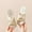 Beige, variant on Eltusu Girls Slide Sandals, Open Toe Non-Slip Beach Princess Summer Shoes Pink Size 7-8 T