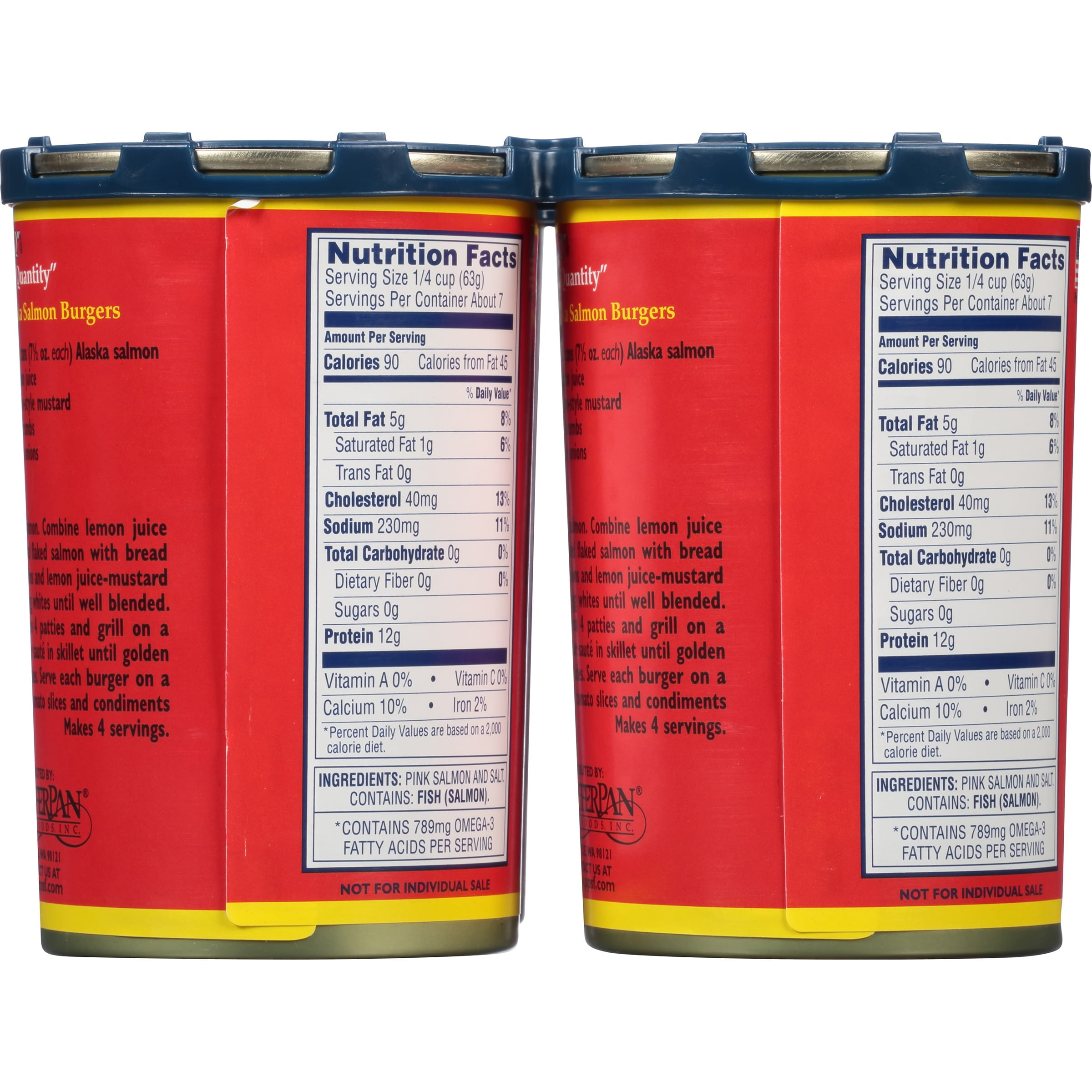 Double "Q"® Wild Caught Alaskan Pink Salmon 4-14.75 oz. Cans