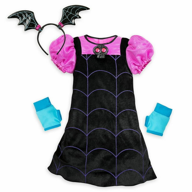 mercenary Minimal farmers Vampirina Costume Dress w/ Headband & Gloves Girls Toddler Size 2 -  Walmart.com