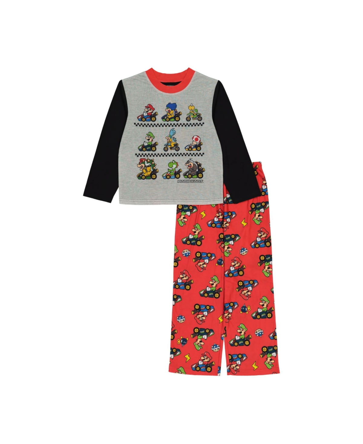 Nintendo Little Boys 2 Piece Pajama Set