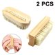 thumbnail image 1 of Paquete por caja Cepillo para lavarse las manos de doble cara con cerdas naturales Levamdar  2035159, 1 of 5