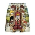 thumbnail image 5 of The Loud House Men's Short Pajama Pants Soft Trendy Sleep Shorts Breathable Ice Silk Lounge Shorts 3XL, 5 of 8