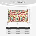 thumbnail image 4 of Honeii Colorful Butterflies Decorative Throw Pillow Case - Elevate Your Couch, Sofa, or Bed with Stylish Home Decor, Perfect Gift Idea-20"x30", 4 of 6
