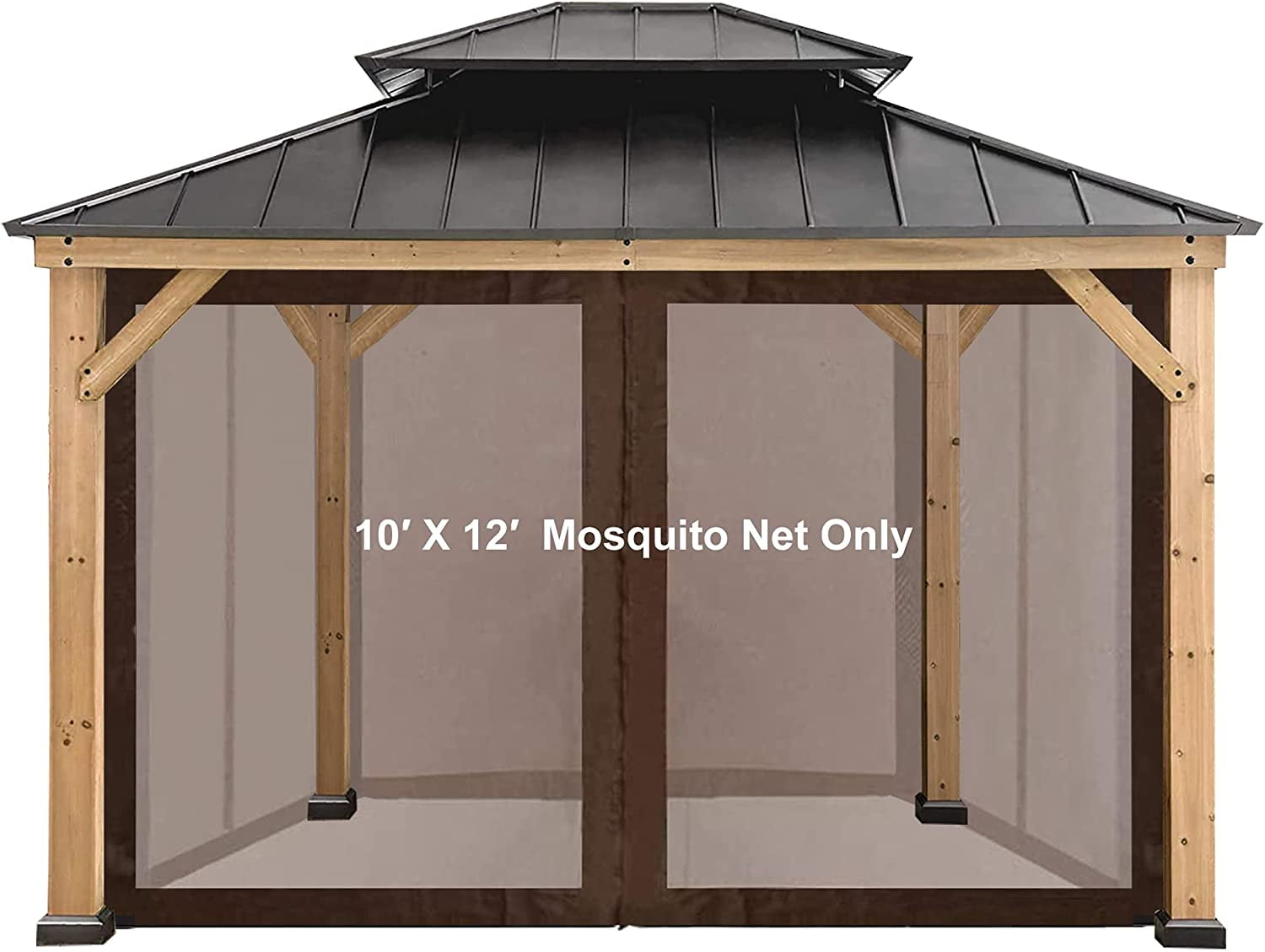 Universal Replacement Canopy Mosquito Netting Screen Sidewalls Height