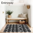 thumbnail image 3 of ODIKA 6'x9' Machine Washable Non-Slip Area Rug, Spooky Harvest Festival Entrance Welcoming Doorstep High Traffic Rug with Pad, Black, 514904, 3 of 8