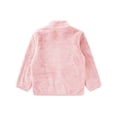 thumbnail image 4 of inhzoy Kids Girls Boys Fleece Jacket Coat Full-Zip Sweatshirt Casaul Tops Winter Warm Outerwear Pink 11-12, 4 of 6