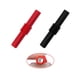 thumbnail image 2 of Matsuzay Acoplador de enchufe Banana de 4MM, adaptador de enchufe Bananas aislado, Cables electrónicos de multímetro duraderos Videojuegos y accesorios Rojo, 2 of 6
