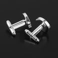 thumbnail image 5 of 10Pcs Men Cufflinks , Button Cabochon Blank Bezel Trays Frame, 5 of 8