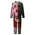 thumbnail image 4 of Harley Quinn Hooded Union Suit Pajama Onesie Blanket Sleeper, 4 of 7