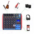 thumbnail image 3 of Graflsoa Muslady AG-6 Mixeur Bluetooth avec Entrée USB & MP3, Mixage Audio 6 Canaux pour Karaoké, Enregistrement et Diffusion en Direct, Design Compact avec Contrôle de Puissance et Effets Phantom, 3 of 6
