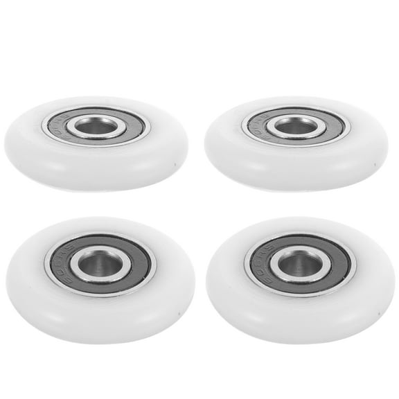 OFFIGAM 4-Pack Sliding Glass Door Rollers White Quiet Smooth Shower Door Rollers Replacement Hardware