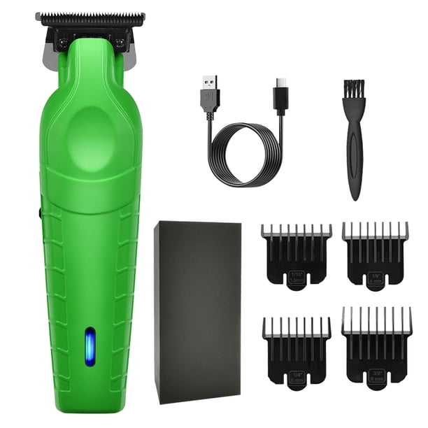 Recortadora de barba recargable de 1500 mAh para hombres, 3 horas de carga, 180 minutos de uso, kit de aseo 4 en 1 para cara, bigote, cuerpo y orejas, motor silencioso, corte preciso, set de regalo
