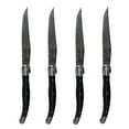thumbnail image 1 of JS Gourmet - Ensemble de 4 Couteaux à Steak Laguiole, Lame en Acier Inoxydable, Poignées Noires, 1 of 2