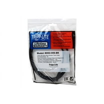 Tripp Lite N002-006-BK 6' CAT-5e Molded Patch Cable Black106