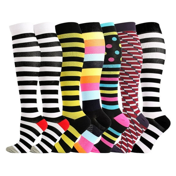 Lilgiuy Adult Women Men Unisex 1 Pairs Socks Brede Kalf Compressie Outdoor Sports Socks 2022 Fall Winter