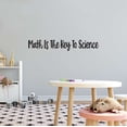 thumbnail image 1 of Time 4 MATH Science Algebra Multiplication GeometryTeacher Classroom Student Homework Artwork Holiday Gift Decorating Ideas Bedroom Wall Decal Sticker - Size: 10 In X 2 In, 1 of 5