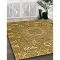 thumbnail image 3 of Ahgly Company Machine Washable Indoor Rectangle Abstract Bee Yellow Area Rugs, 8' x 12', 3 of 7