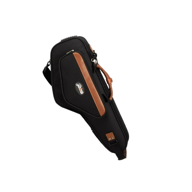 yingyy Saxophone Case Lightweight Backpack with Shoulder Straps with Handle Durable Black 25.5x63cm
