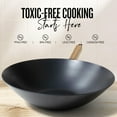 thumbnail image 6 of Alva 12-Inch Carbon Steel Wok, Pre-Seasoned, Non Toxic, 6 of 12