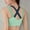 Green, variant on TAIAOJING Push Up Bras for Women Yoga Solid Sleeveless Cold Shoulder Casual Tanks Yoga Bra Top Brassiere