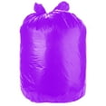 thumbnail image 3 of Ultrasac Heavy Duty 55 Gallon Purple Trash Bags - (Value 50 Pack) - 1.5 MIL equivalent Industrial Strength Plastic 37" x 54" for 50-55 Gal Cans -Fits Toter, Rubbermaid Brute, Carlislie Bronco etc., 3 of 4