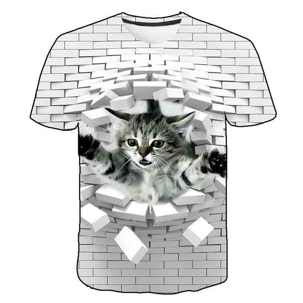 Camisetas con estampado de dibujos animados para niños y niñas Gao Jinjia LED