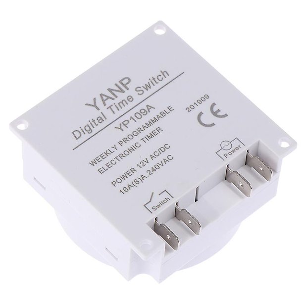 Digital Timer Dc /ac 12v 16a Lcd Display Programmable Timer Ovp Switch ...
